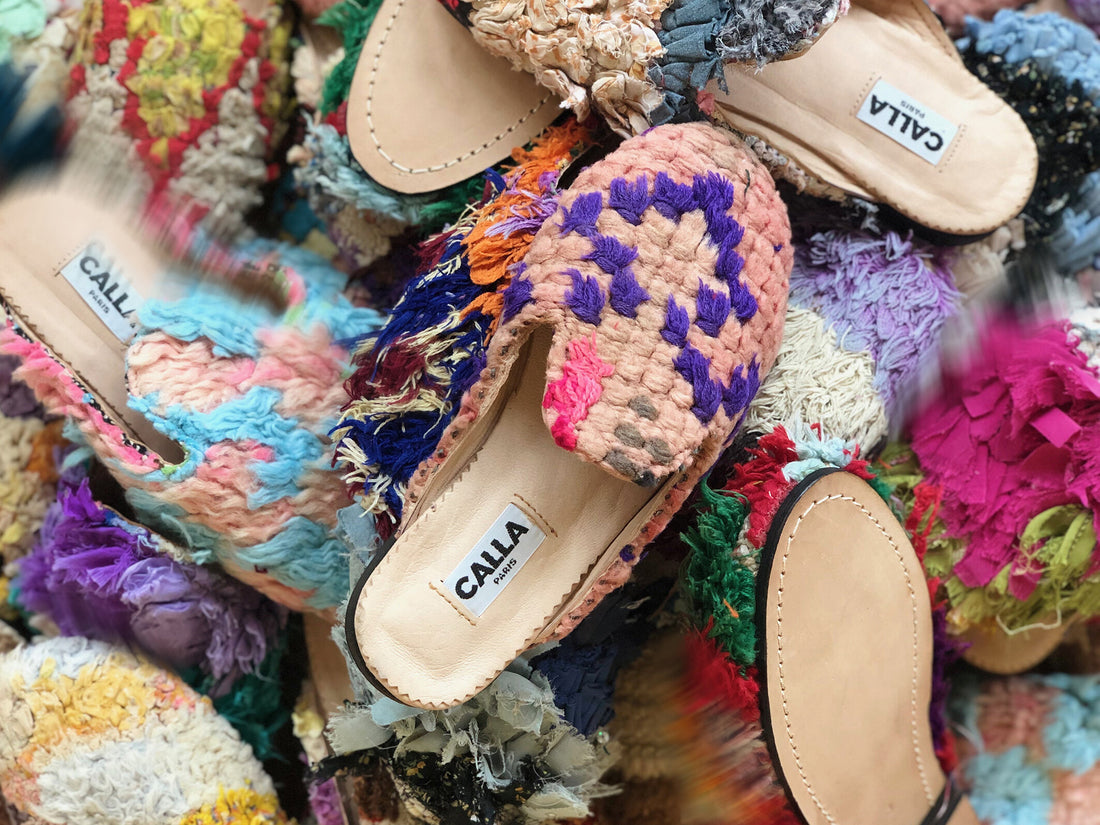 Calla Paris upcycle in style wiht their Boucharouite Project