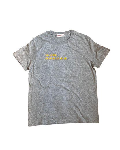 No More Blah Blah Blah Grey T-Shirt