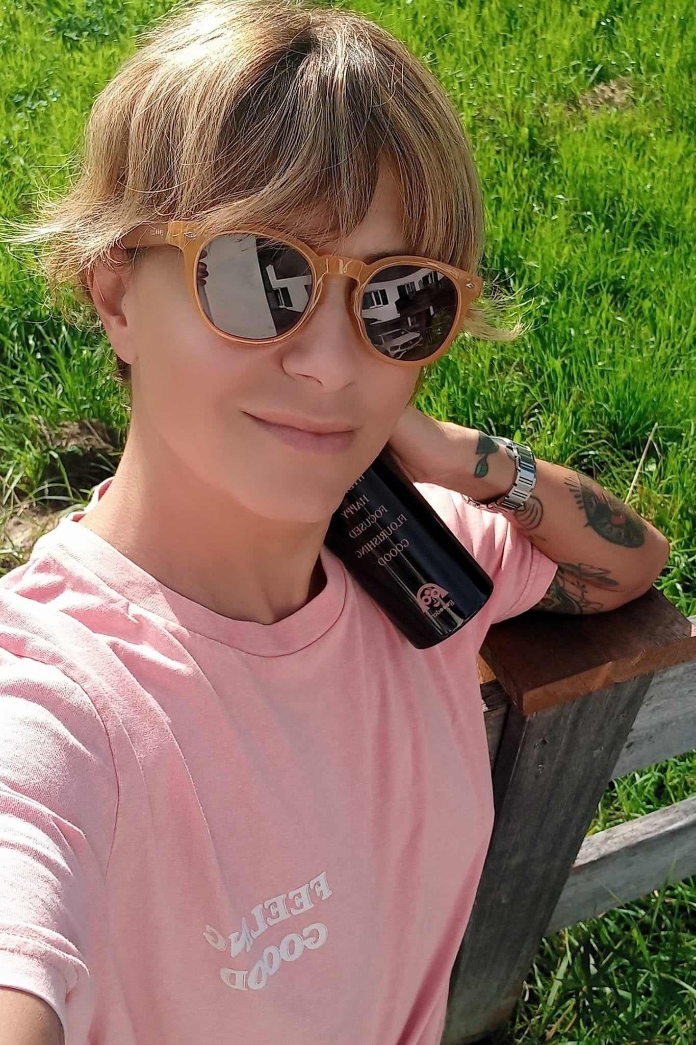 Feeling Goood Organic Cotton T-Shirt - Pink