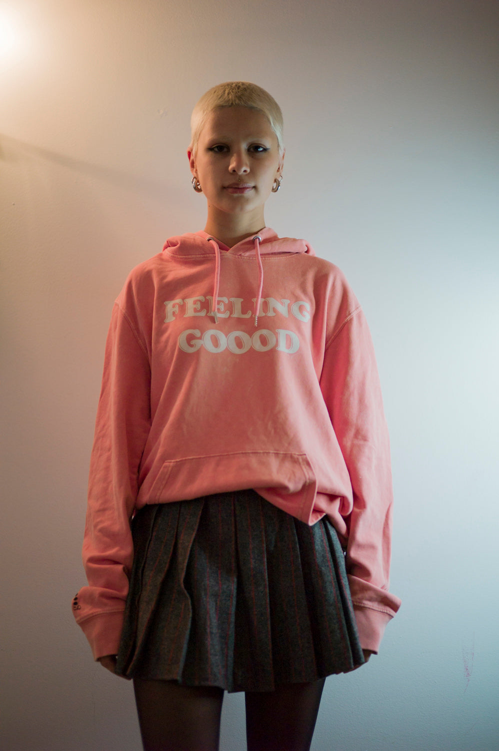 Feeling Goood Organic Cotton Hoodie - Pink