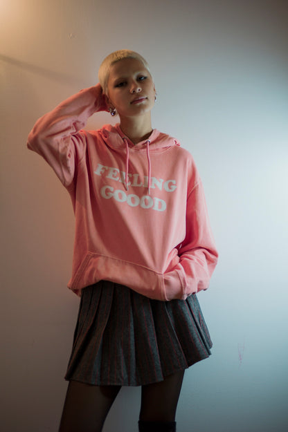 Feeling Goood Organic Cotton Hoodie - Pink