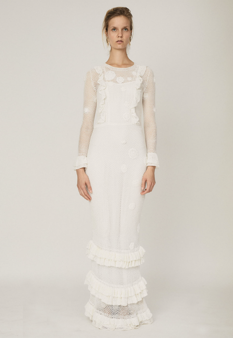 Organic cotton crochet dress